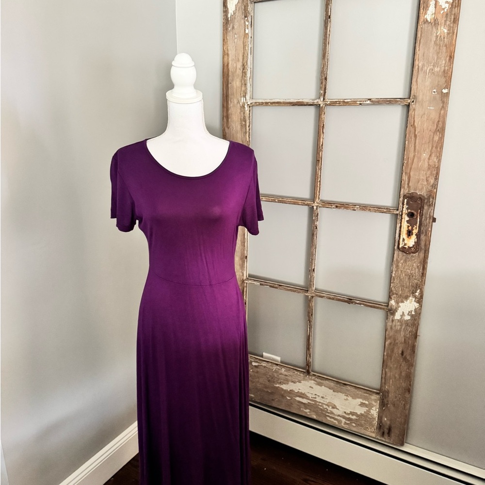 Deep Purple Maxi Dress